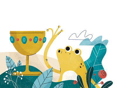 Goblet | Children’s Book Illustrations book frog illustration kids prince