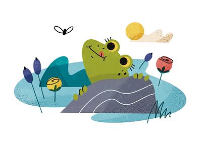 Frog | Children’s Book Illustrations book children frog illustration kids