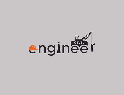 engineer logo design wordmark construction design engineer graphic design icon illustration logo logo design minimal minimalist modern timeless wordmark