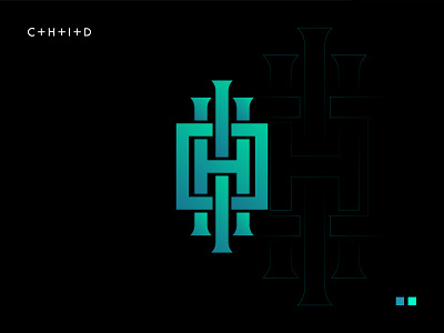 C + H + I + D creative monogram logo design