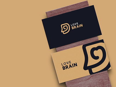 love brain logo design abstract logo brain brand identity branding business card creative head human identity logo design love love brain minimalist timeless unique logo