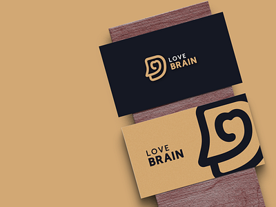 love brain logo design