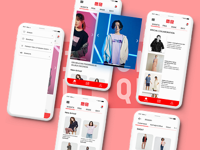 Redesign UNIQLO ID App Part 2 app branding design icon typography