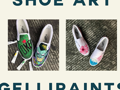 SHOE ART art design painting vans painting