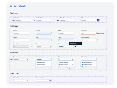 Text fields