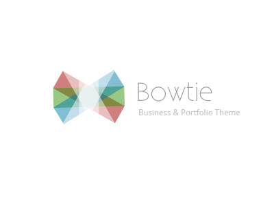 Bowtie Theme Logo bowtie droid sans existence geometric logo