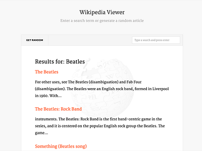 Wikipedia Viewer