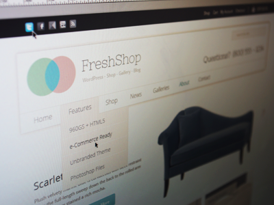 Theme in Progress. Codename: FreshShop e commerce shop themeforest wordpress