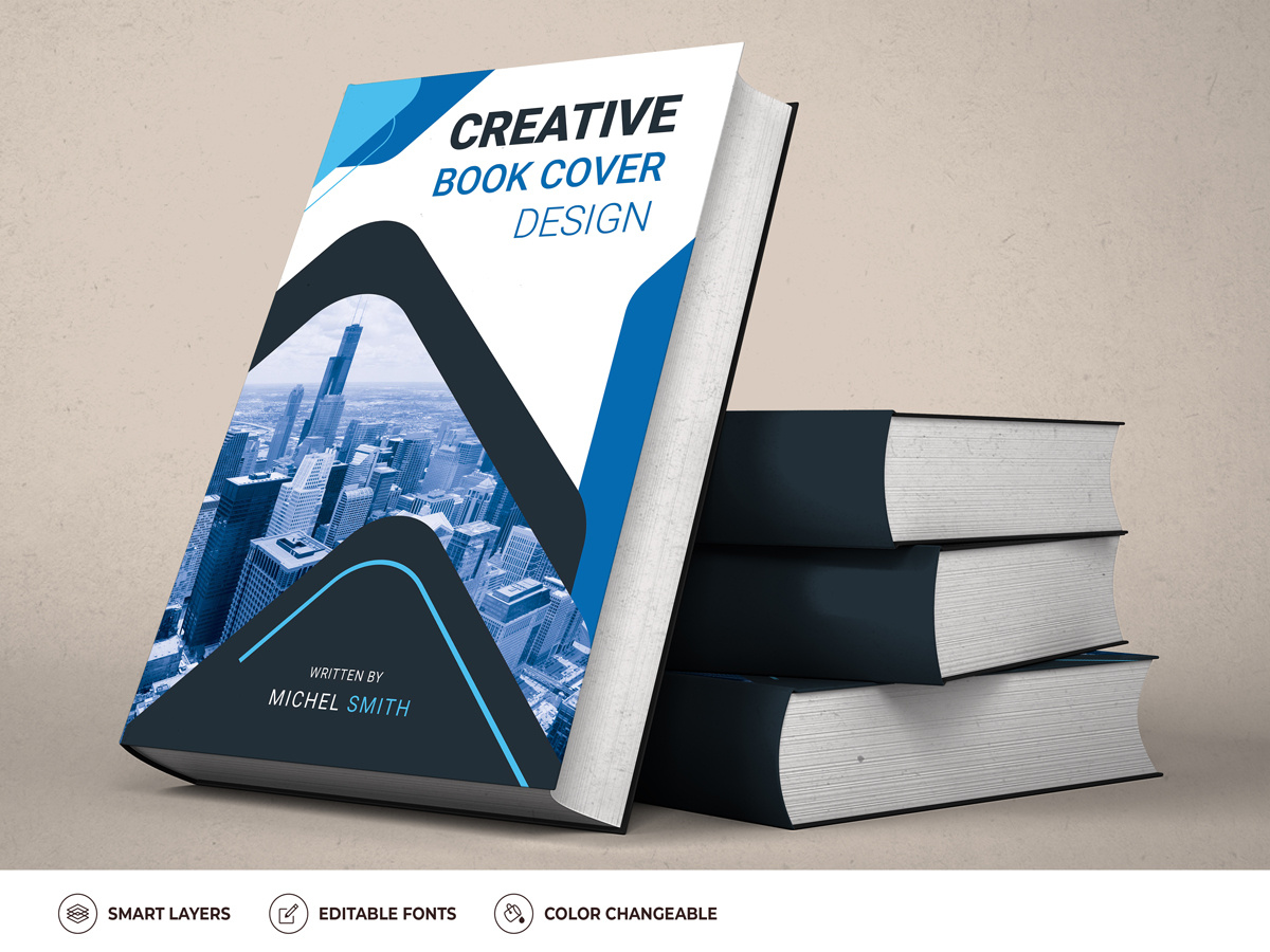 corporate business book cover template design by WaliullahGM on Dribbble