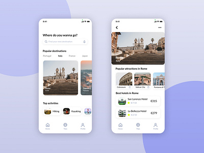 Travel app concept mobile app mobile design mobile ui travel travel app travelling