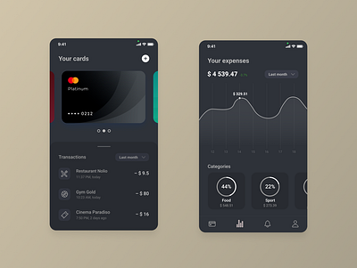 Online Banking App bank app banking creditcard finance finance app financial app fintech mobile bank wallet app