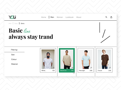 Clothing Shop Landing Page