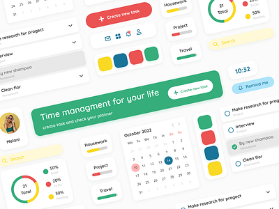 Elements for your perfect to-do list 😉👍 design elements graphic design list managment to do list ui