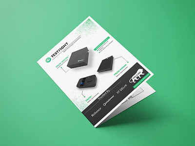 Brochure Design - TestRight Nanosystems branding brochure design design graphic design pamplet design print design