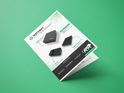 Brochure Design - TestRight Nanosystems branding brochure design design graphic design pamplet design print design