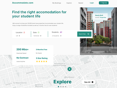 Student Accommodation Site