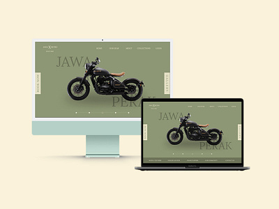 Jawa X Retro app branding design jawa motorbike motorcycle ui uidesign uxui web