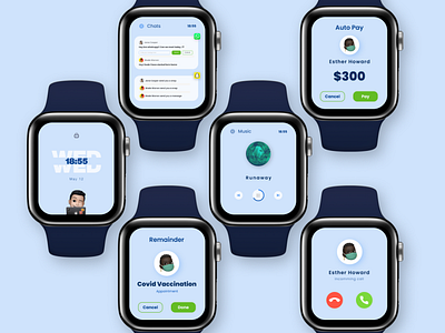 Apple Watch Theme Design app design logo ui uidesign uxui web