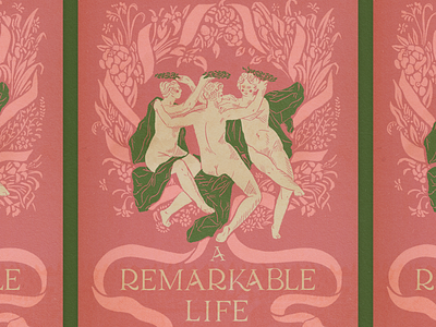 "A Remarkable Life" Illustration book cover design editorial illustration feminism illustration muses procreate vintage