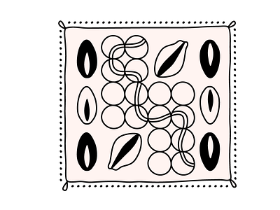 Minimal composition 02 blackandwhite circle design drawing flowers illustration minimal minimalism pattern repeat shapes simple