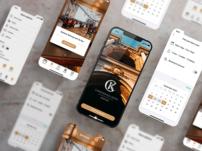 HIG: mobile app for Continental hotel