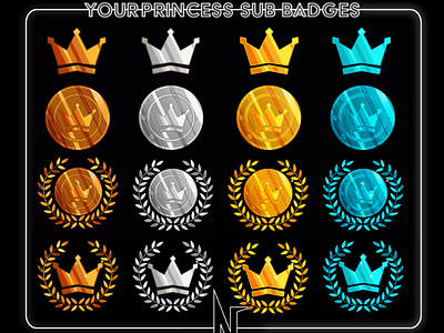 YourPrincess Sub Badges