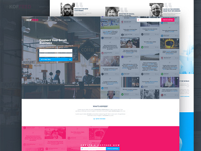 Koffeed | Landing Page