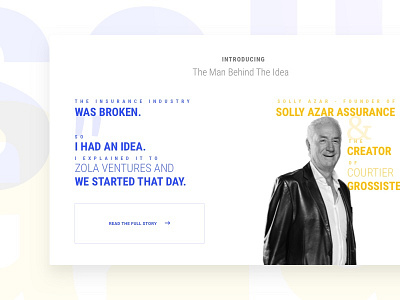 A little preview of Auto Adwords blue branding design insurance interview material ui yellow