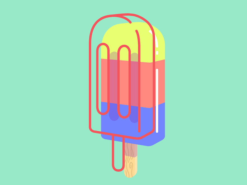 Popsicle Animation by Cassie Fennell on Dribbble