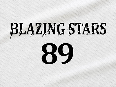 Blazing Stars branding logo shirt design vector