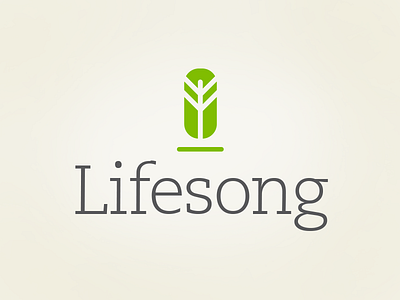 Lifesong illustrator logo tree vector