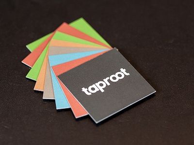 Taproot Business Cards business cards cards logo print square taproot