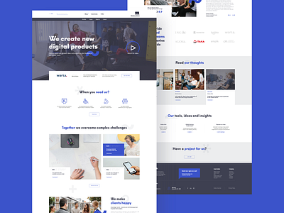 Mobee Dick - Design Concepts for Homepage by One More Pixel on Dribbble