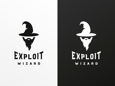 Exploit Wizard - logo @design branding design graphic design illustration logo vector