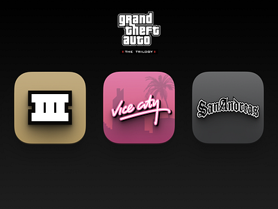 Grand Theft Auto: The Trilogy Icons