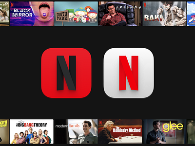 Netflix Icons app branding design graphic design icon illustration logo ui vector