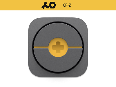 OP-Z Icon app branding design graphic design icon illustration logo ui vector