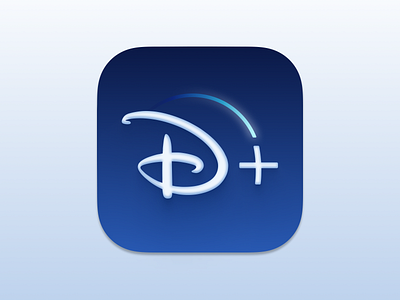 Disney+ Icon app branding design graphic design icon illustration logo ui vector