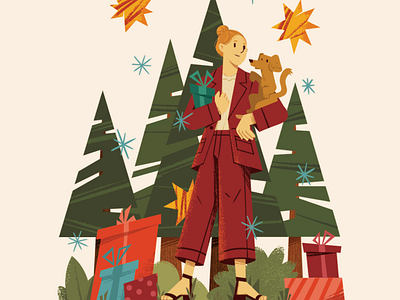 Christmas Card characterdesign design digital digital2d flat illustration vector illustration
