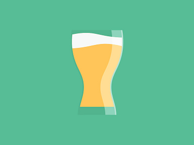 golden 365project art artist beer dailydesign design drink food illustration minimal simple vector