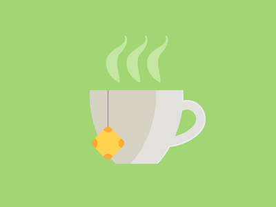 tea time 365project art coffee dailydesign design drink illustration minimal mug simple tea vector