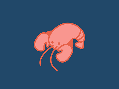 lobstah 365project animal crab dailydesign design fish illustration lobster ocean sea simple vector
