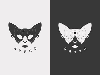 hypno 365project animal art cat dailydesign design eye illustration logo psychic simple vector
