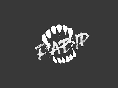 rabid + 365project animal art dailydesign design fangs logo logodesign rabid simple teeth vector