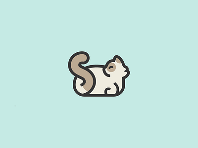 ragdoll 365project animal art cat dailydesign design icon illustration kitten ragdoll simple vector