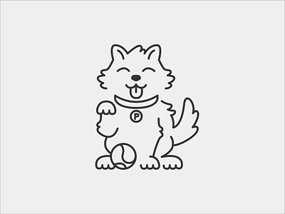 Inu (002/365) 365project animal art dailydesign design dog dog art icon illustration puppy simple vector