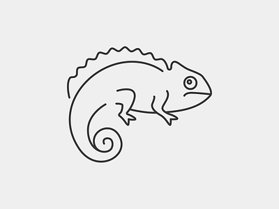 Cam (004/365) 365project animal art chameleon dailydesign design icon illustration reptiles simple vector