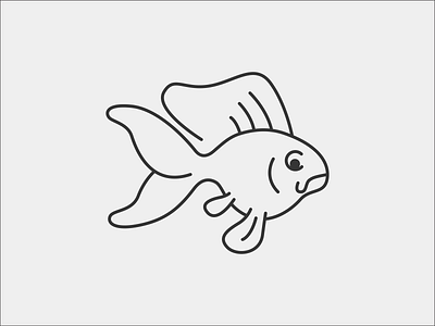 Cleo (006/365) 365project animal art dailydesign design fish goldfish icon illustration pet sea simple vector