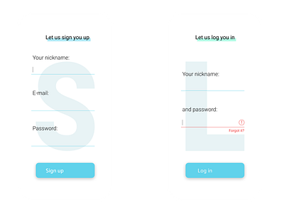 UI kit login/sign up blue blue and white design illustration mobile mobile app mobile app design mobile design mobile ui modern ui ux