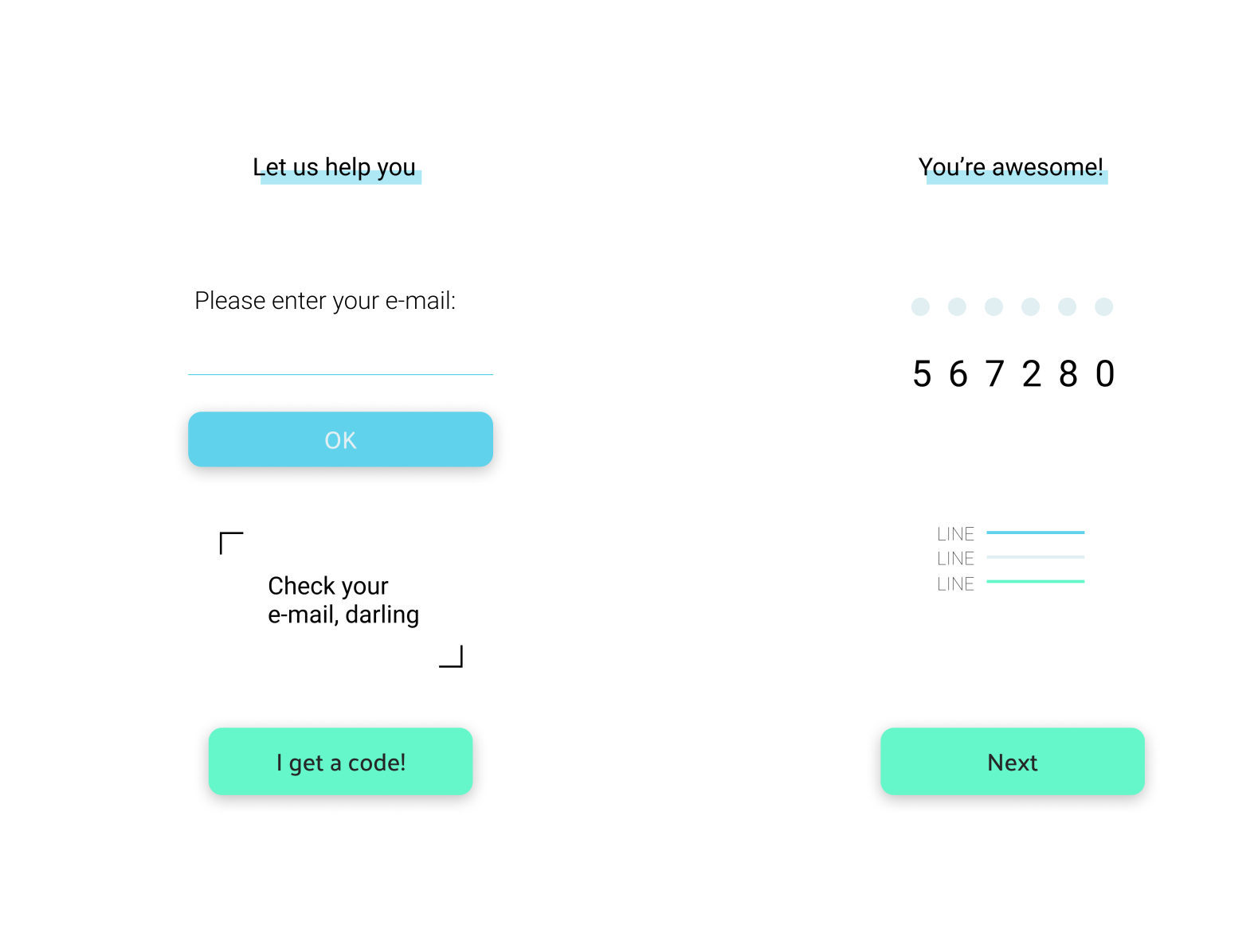 UI kit login/sign up by Ангелина Доронина on Dribbble